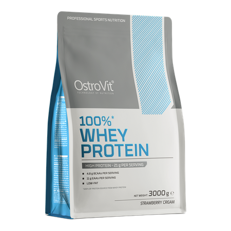 100% Whey Protein 3000 g creamy strawberry