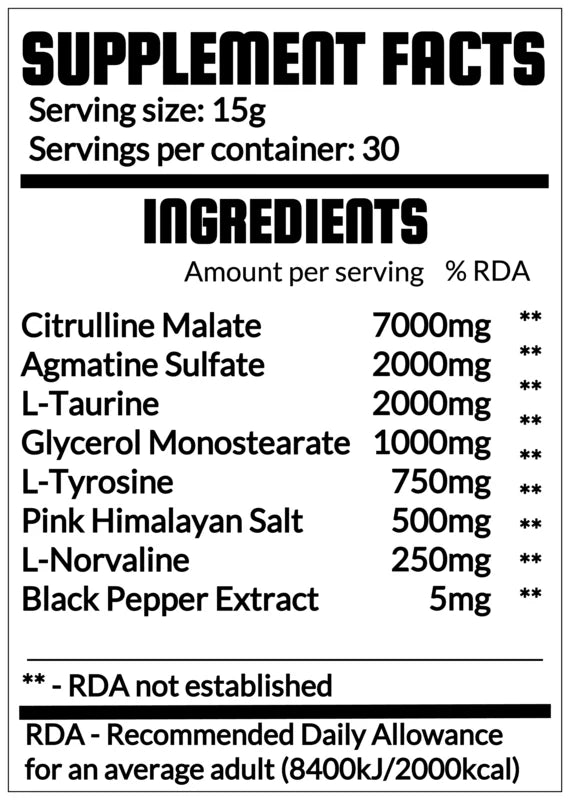 QRP Nutrition Double Trouble PUMP (450g)