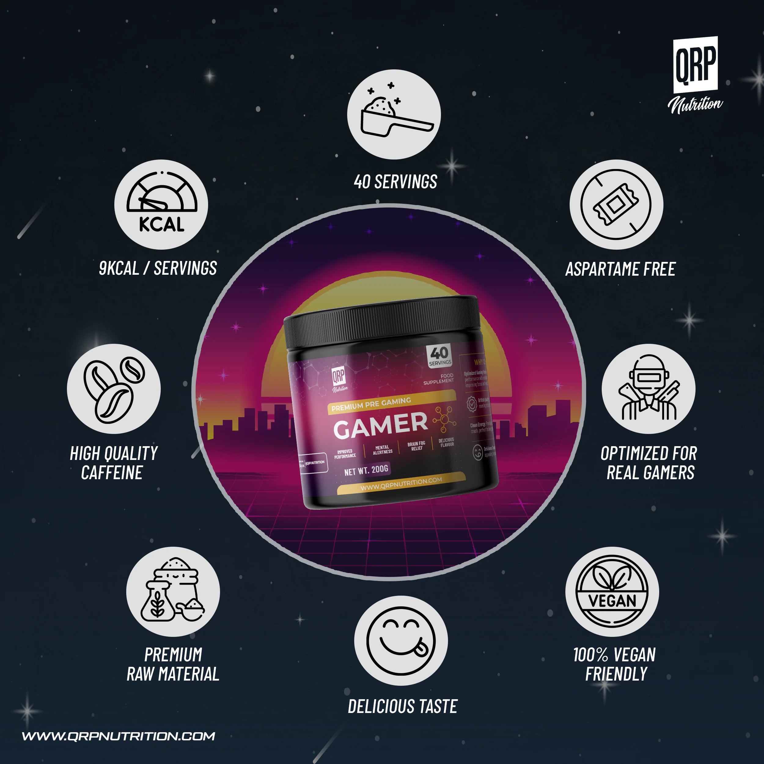 QRP Nutrition GAMER 200g