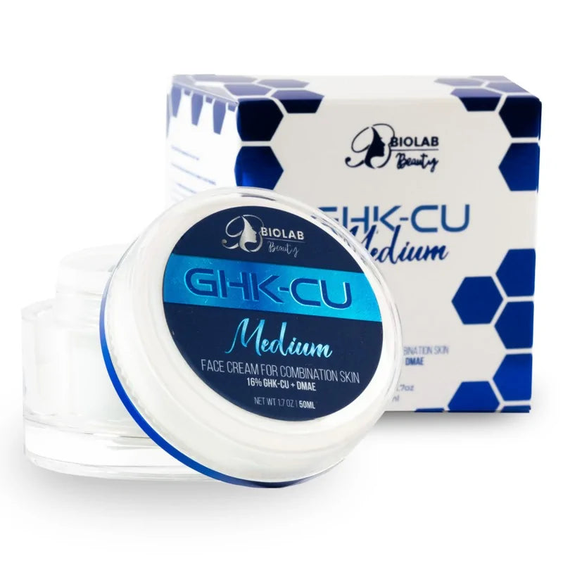 Peptide face cream for combination skin GHK-Cu Medium 50 ml