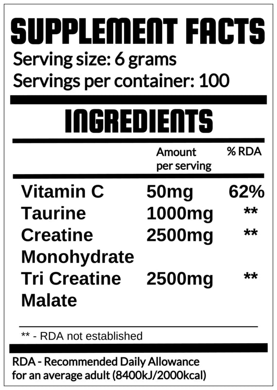 QRP Nutrition Double Creatine+