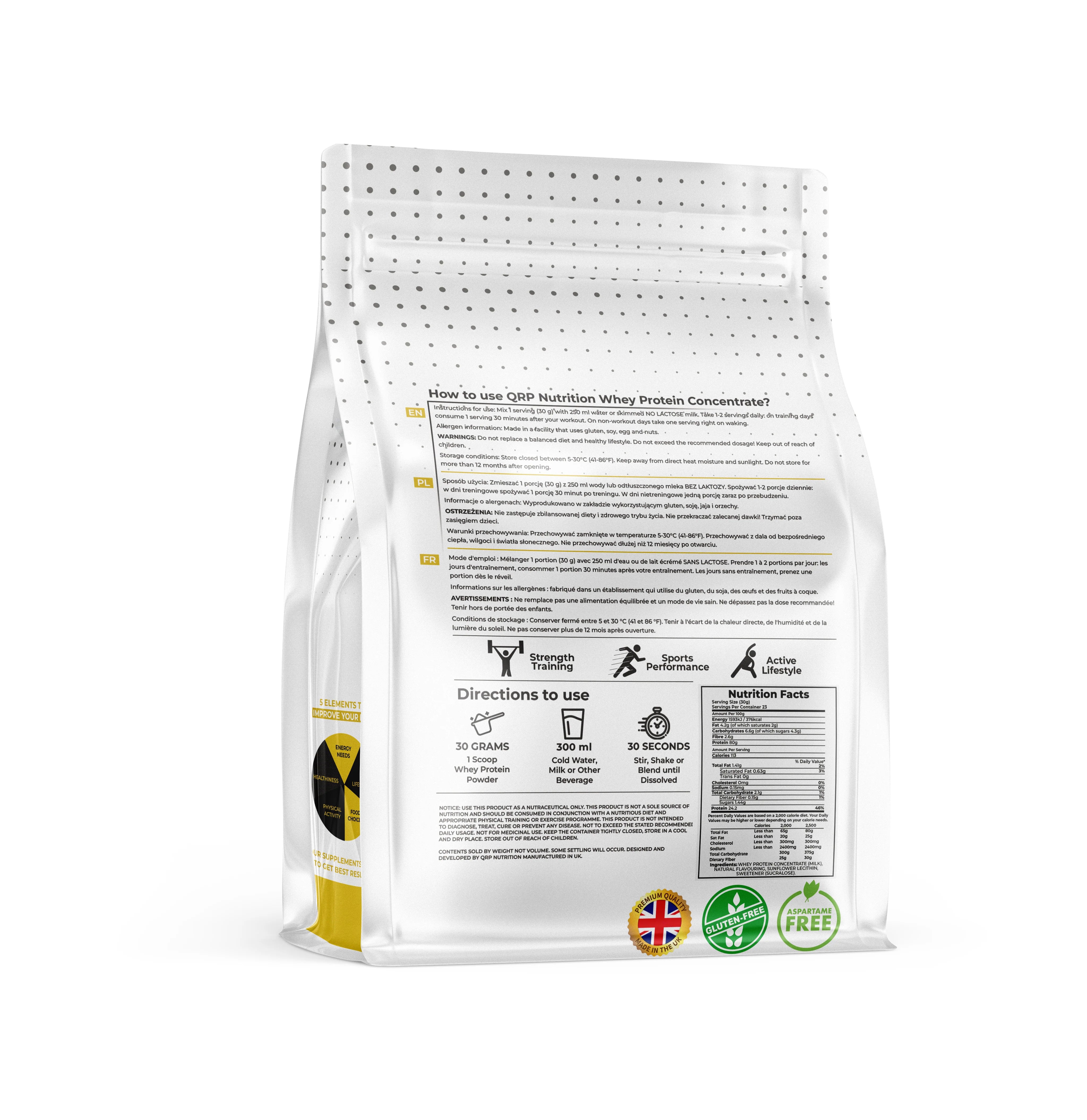 QRP Nutrition Whey Protein Concentrate