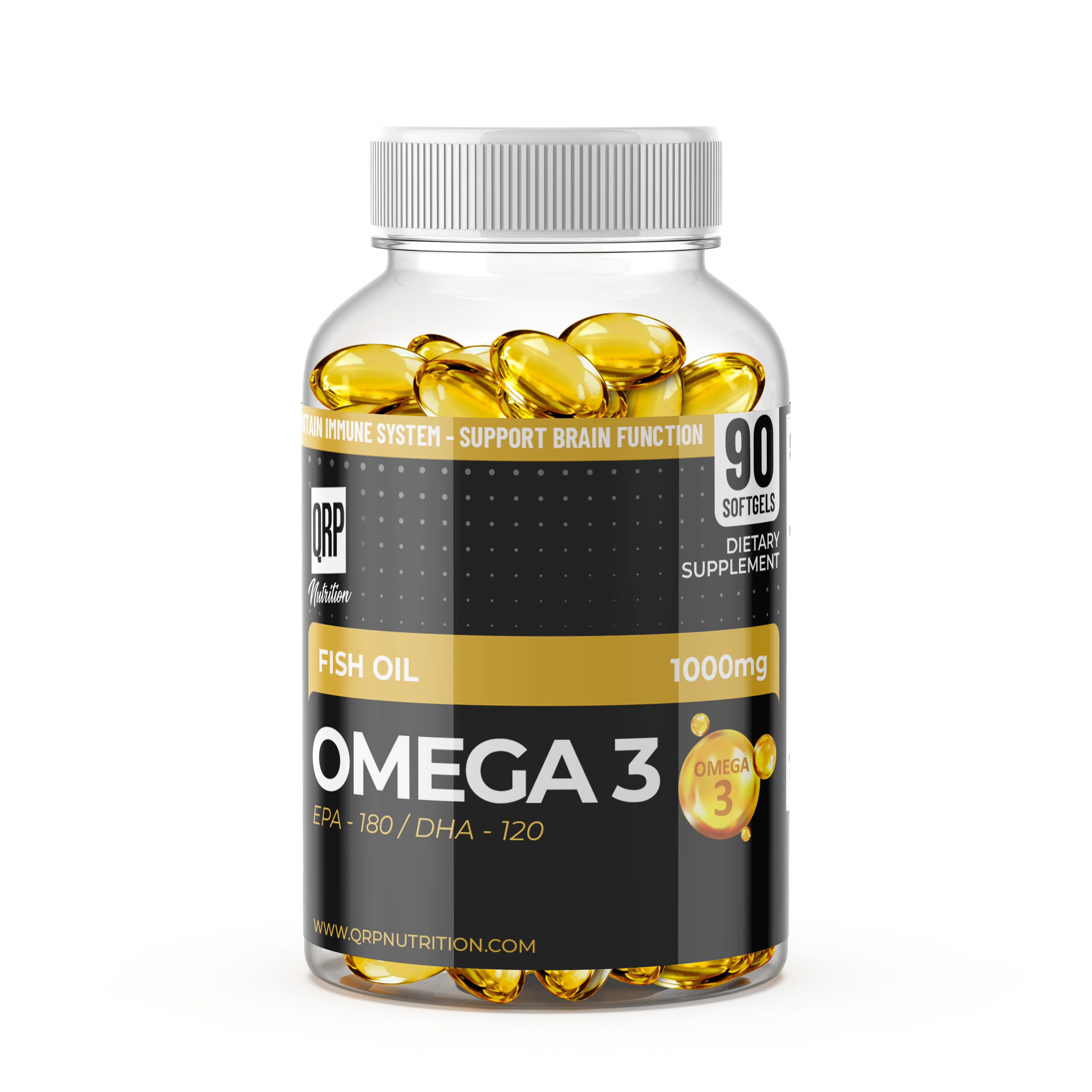 QRP Nutrition Omega-3 Fish Oil 1000mg